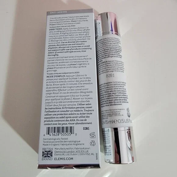 Elemis Resurfacing Peel & Reset Cream NIB Anti-Ageing